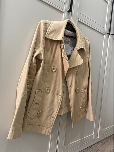 Kısa trenchcoat - Görsel 5