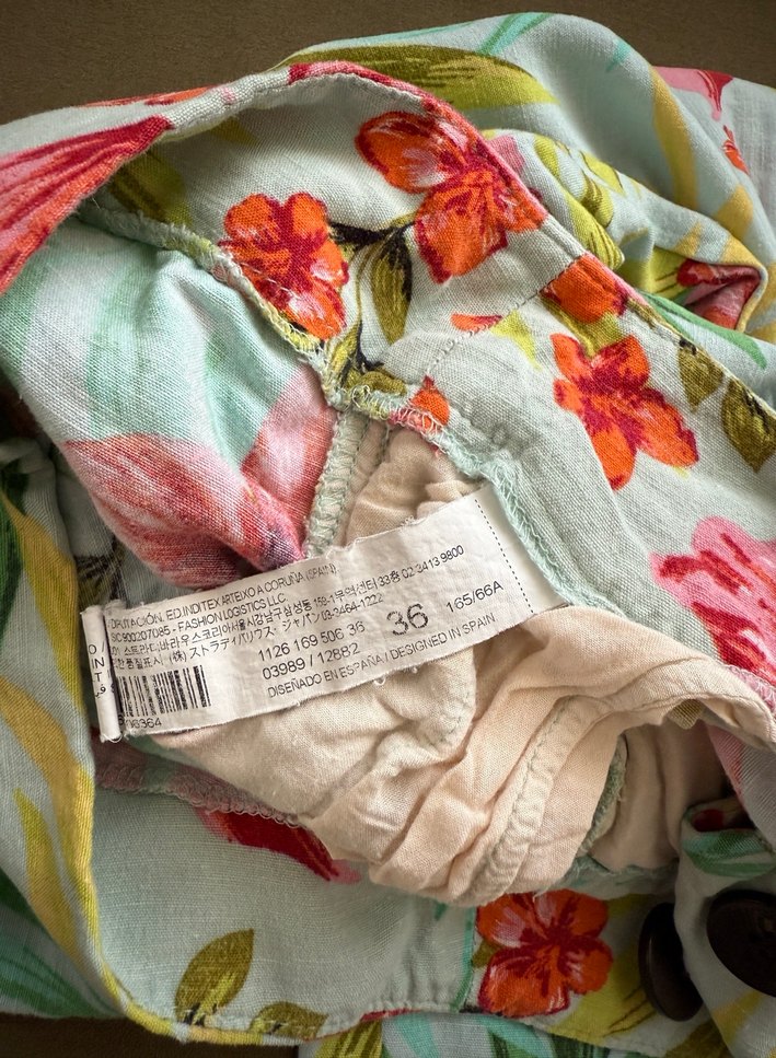 Kadın Çok Renkli Pamuklu Midi Bohem Pantolon - Görsel 5