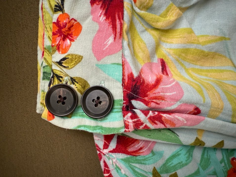 Kadın Çok Renkli Pamuklu Midi Bohem Pantolon - Görsel 3