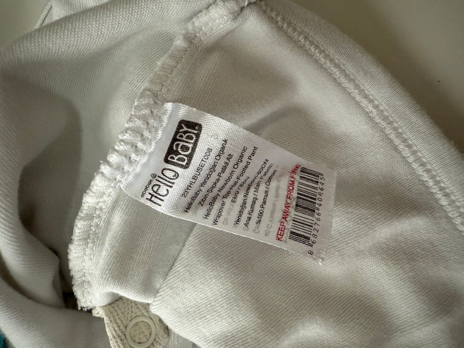 Beyaz Bebek İçlik Üstü - Görsel 4