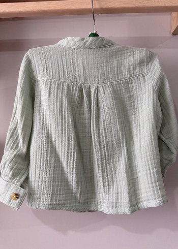 Bebek  Keten Gömlek - Görsel 2