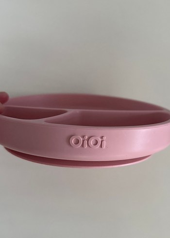 Bölmeli Pembe silikon tabak - Görsel 3