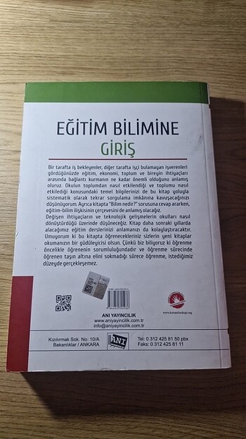  Eğitim Bilimine Giriş- Editör Prof. Dr. Mustafa Yavuz