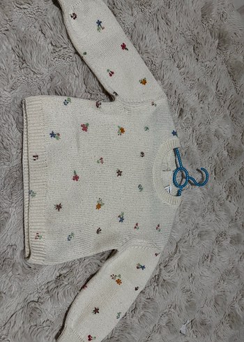 Kız Çocuk Gri Kürklü Denim Ceket - Görsel 2