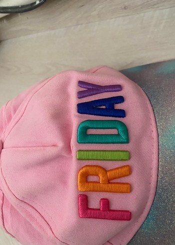 Pembe Parlak Kız Şapkası - Görsel 4