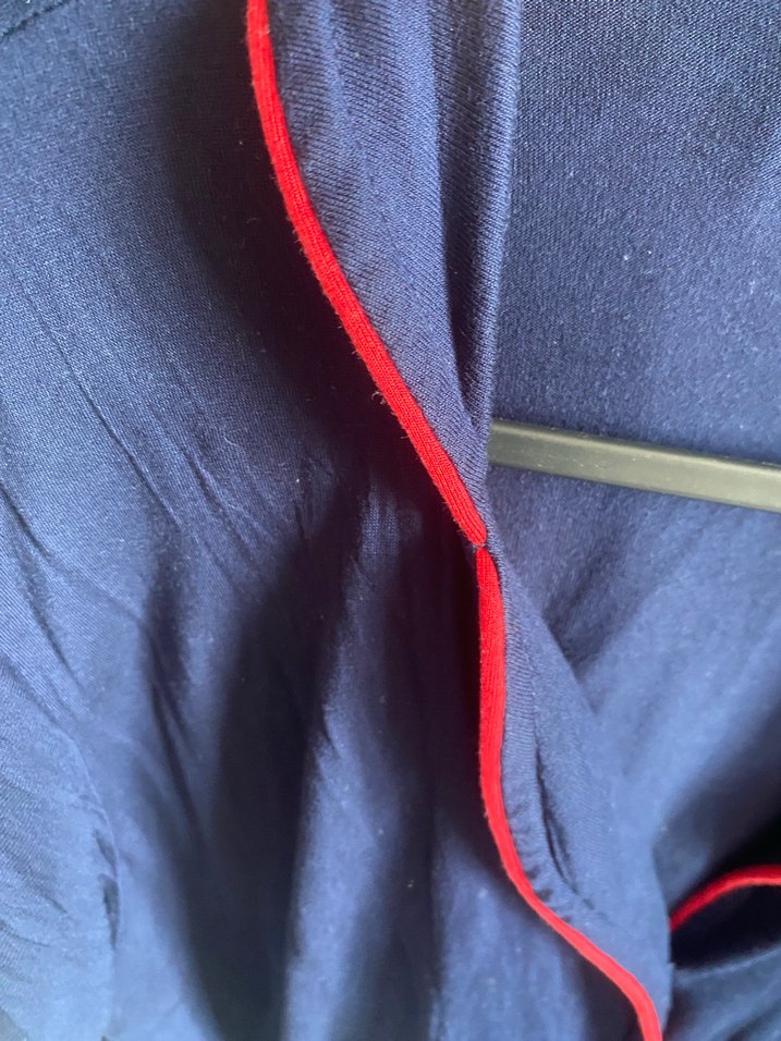 Lacivert Kısa Kollu Pijama Takımı - Görsel 3