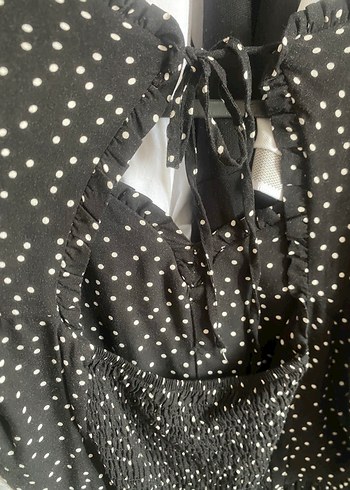 Puantiyeli Elbise - Görsel 6