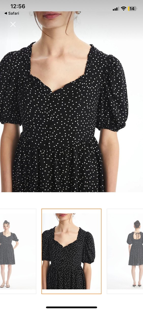 Puantiyeli Elbise - Görsel 2