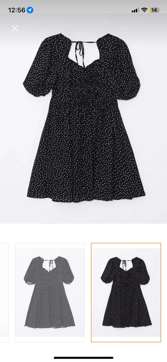 Puantiyeli Elbise - Görsel 4