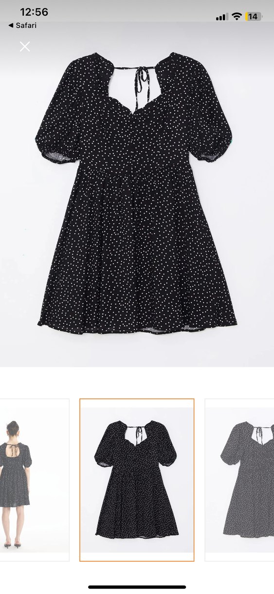 Puantiyeli Elbise - Görsel 3