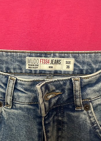 Mudo Fts64 Mavi Mom Jean Dugmeli Midi Boy