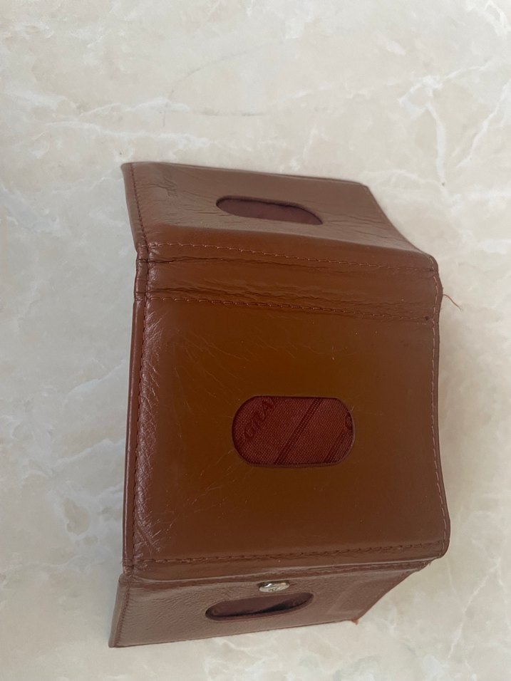 Parlak Kahverengi Erkek Cüzdanı grande marka - Görsel 2