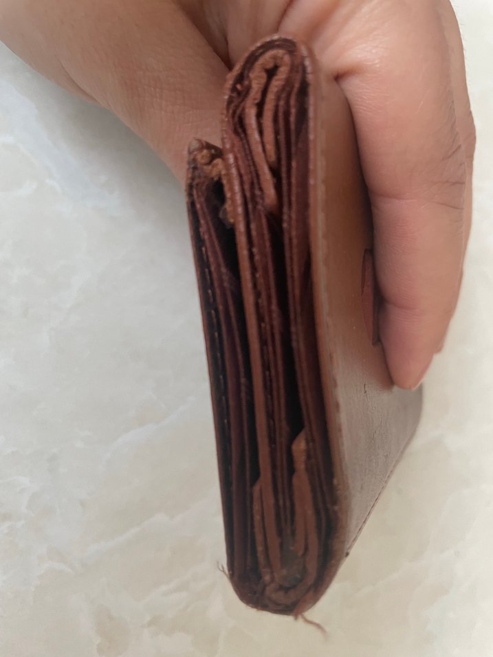 Parlak Kahverengi Erkek Cüzdanı grande marka - Görsel 4