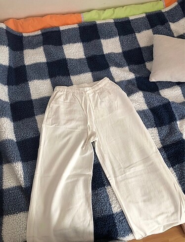 Bershka keten pantolon