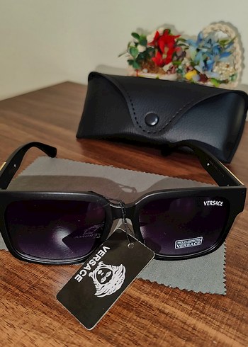 Beden Versace Siyah Klasik Biker Kadın Güneş Gözlüğü