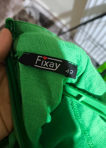 Yeşil Dantel Detaylı Bohem Uzun Elbise - Görsel 3