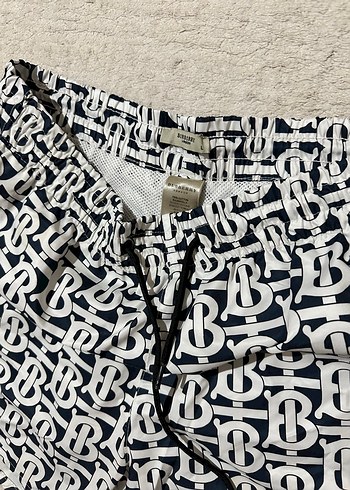 Desenli Siyah Beyaz Mini Erkek Şort - Görsel 2