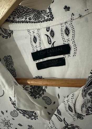 Gri Baskılı Erkek Kısa Kollu Gömlek - Görsel 3