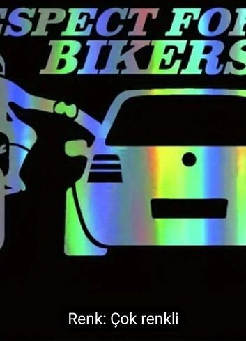 Motorcu Dostu Sticker 