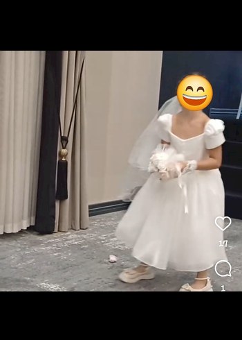 Kiz cocuk gelinlik elbisesi - Görsel 6