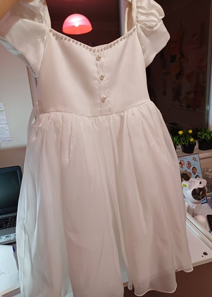 Kiz cocuk gelinlik elbisesi - Görsel 3