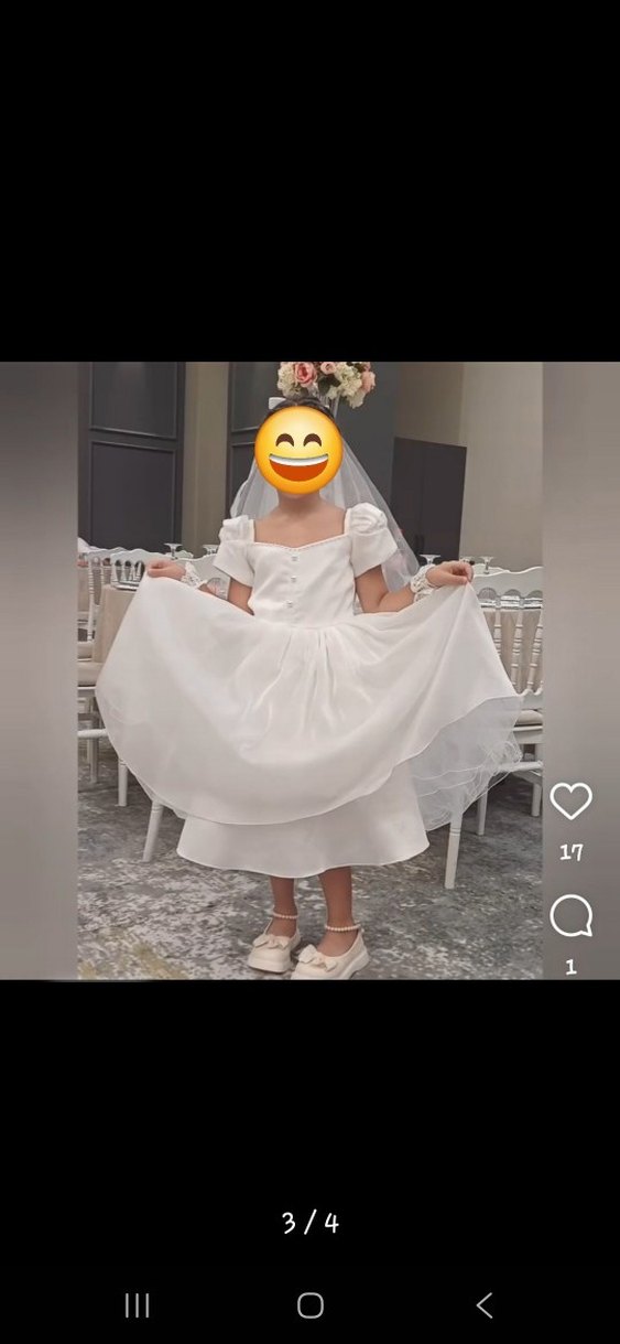 Kiz cocuk gelinlik elbisesi - Görsel 5