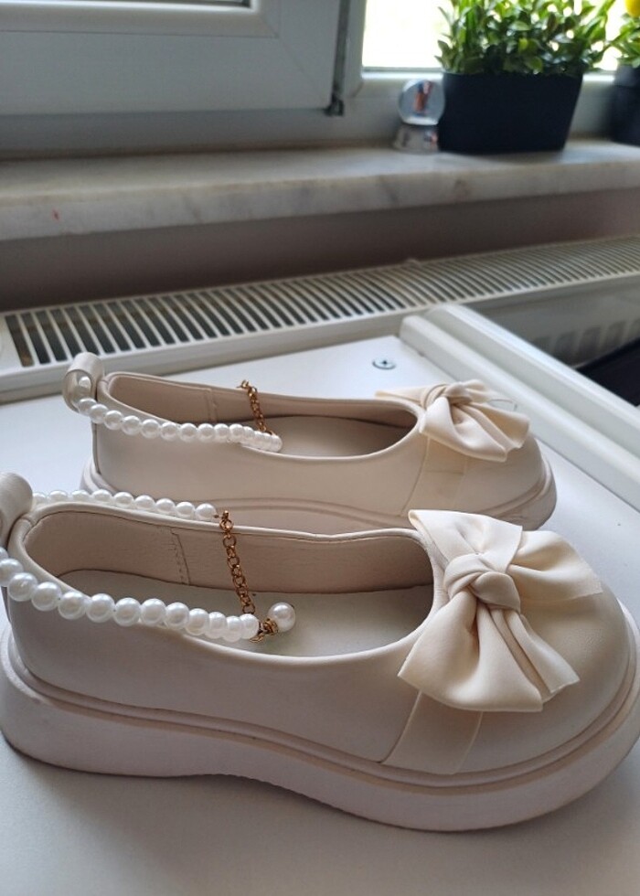 Bej rengi 33 numara babet - Görsel 2