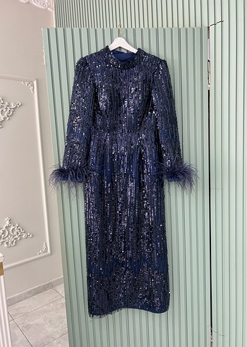 Kadın Abiye Elbise arkası iplidir 36 40 uyumludur - Görsel 2