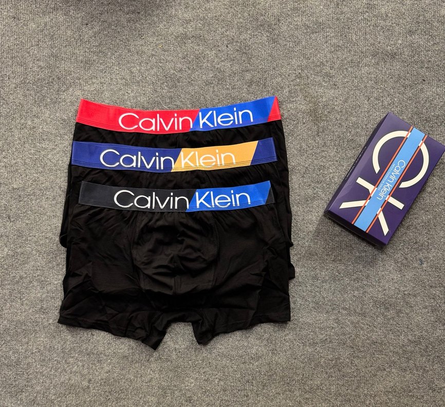 Calvin Klein Siyah Baskılı Erkek Boxer - Görsel 2