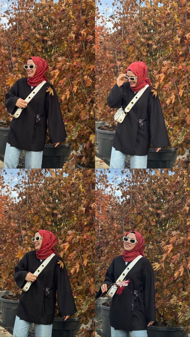 Siyah Kadın Parka - Görsel 3