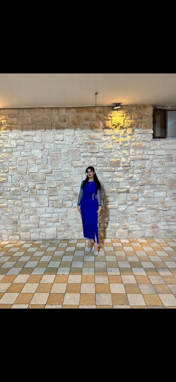 Lacivert Abiye Elbise - Görsel 2