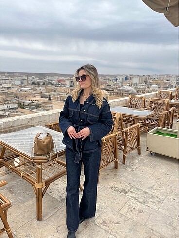 Kot denim takım