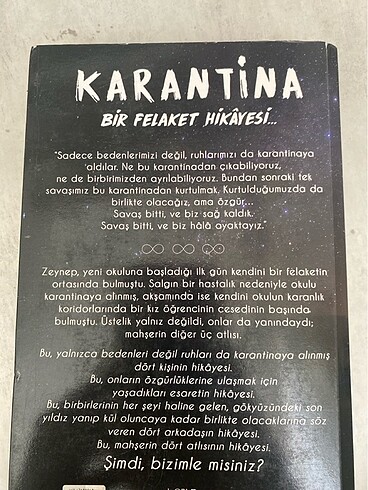  Karantina 1. Kitap ciltsiz