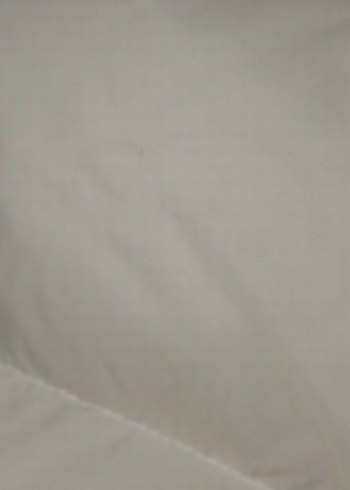 Beyaz Midi Şişme Mont Kapüşonlu - Görsel 5