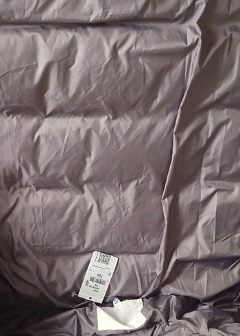 Beyaz Midi Şişme Mont Kapüşonlu - Görsel 12