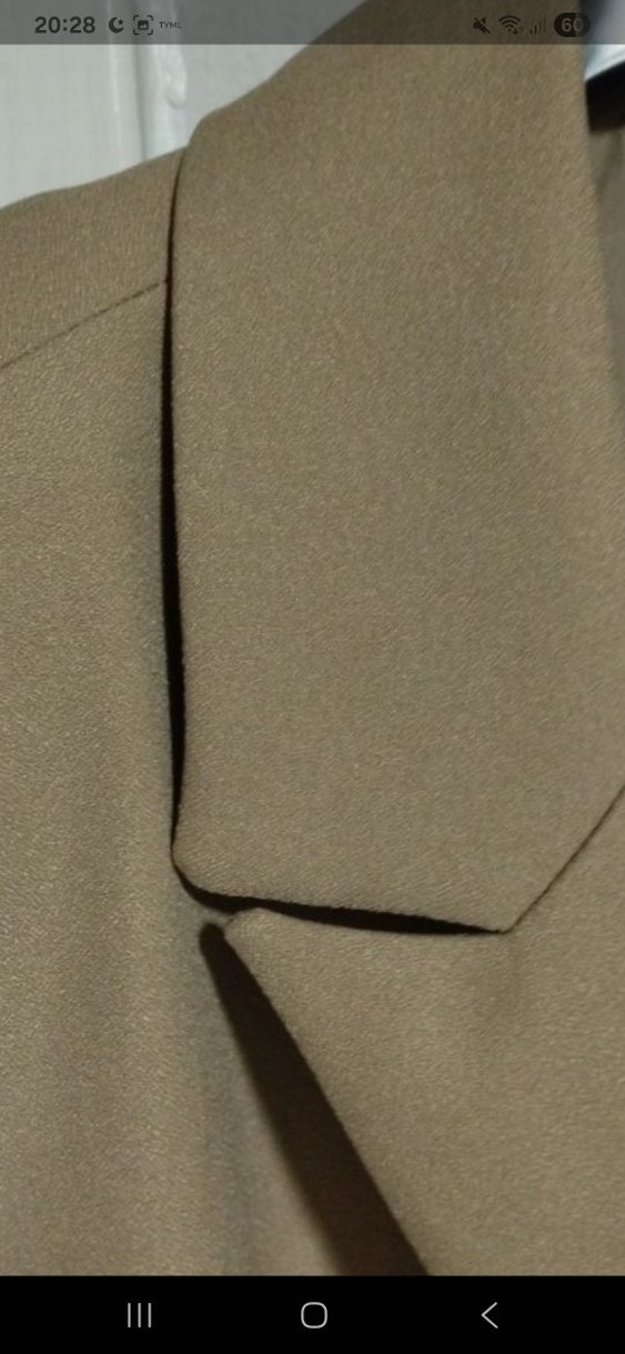 Bej Kadın Klasik Kesim Blazer Ceket - Görsel 4