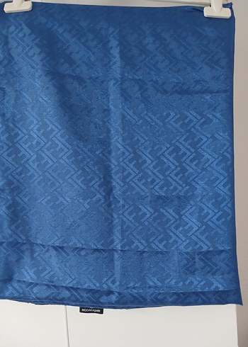 Modakasmir Mavi Kadın jakar Şal - Görsel 2