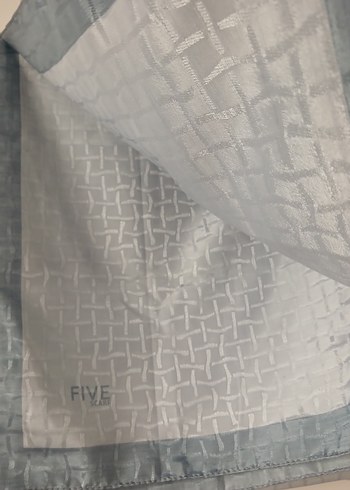 Five Buz mavisi Kadın jakar Şal - Görsel 2