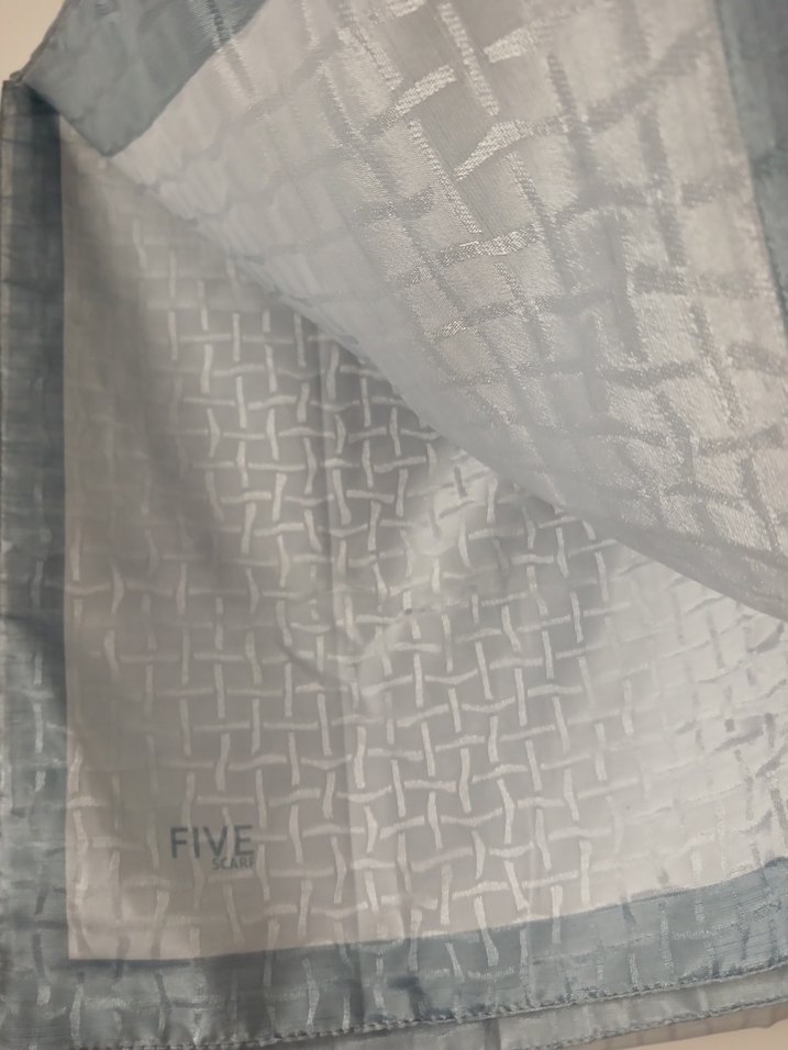 Five Buz mavisi Kadın jakar Şal - Görsel 2