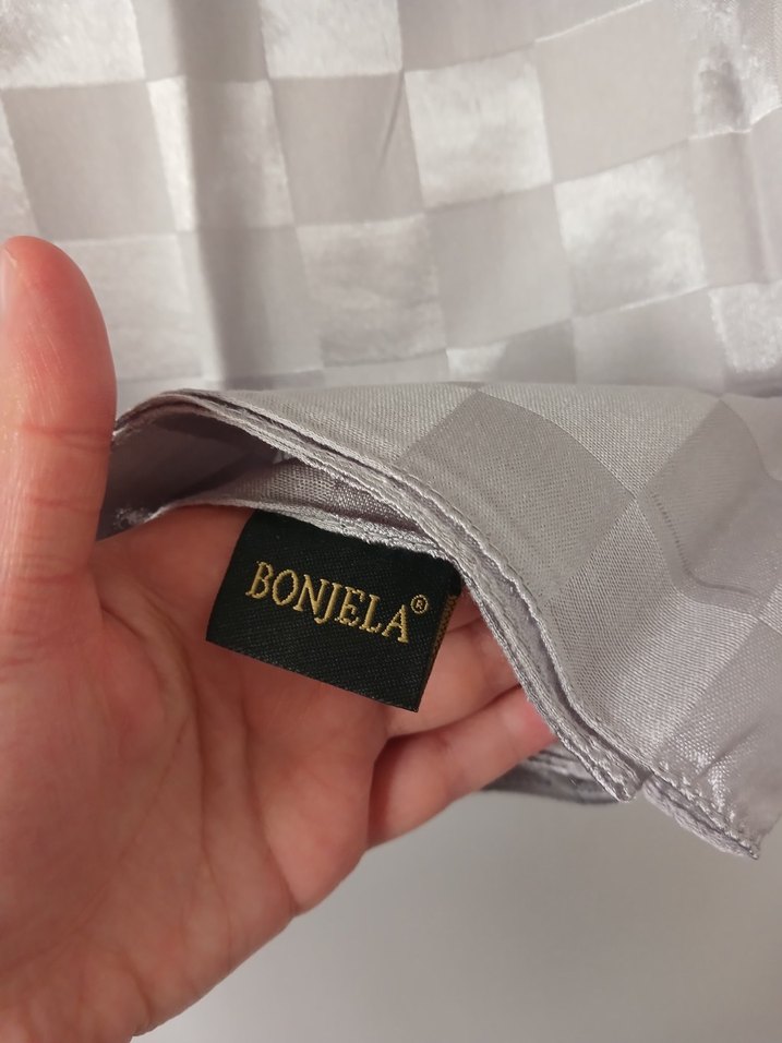 Dama deseni jakar eşarp - Görsel 2