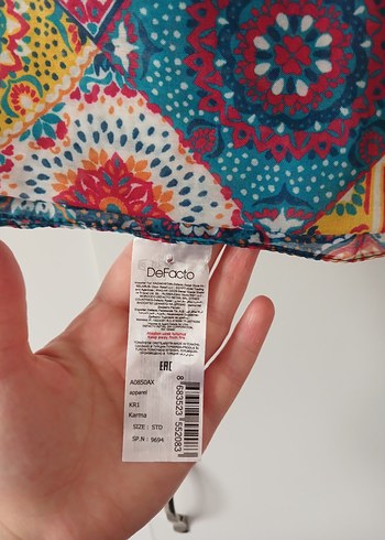 DeFacto Etnik desen şal - Görsel 2