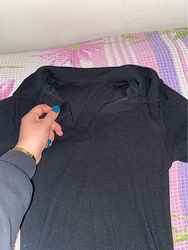 Trendyol & Milla Polo yaka standart beden siyah elbise