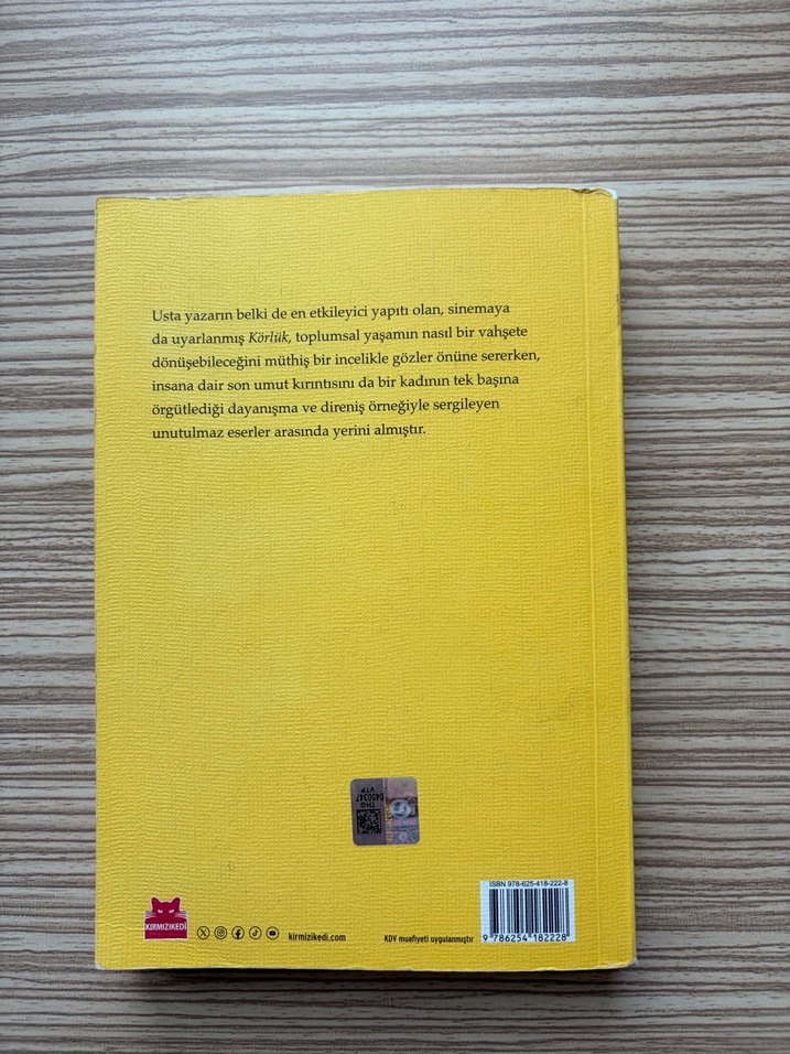 Körlük - José Saramago - Görsel 2