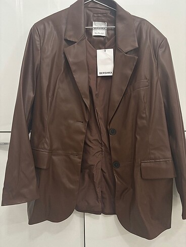 Bershka deri ceket