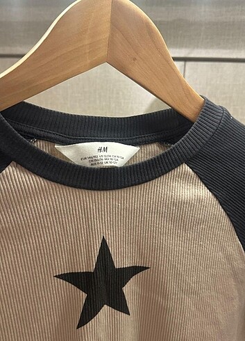 H&m kız çocuk uzun kollu tişört 11 12 yaş