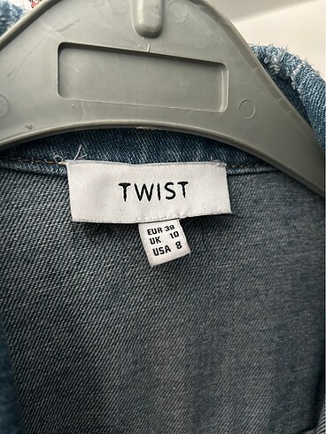 38 Beden mavi Renk Twist Ceket