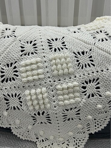 El emeği bebek battaniyesi - Görsel 3