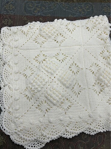 El emeği bebek battaniyesi - Görsel 4