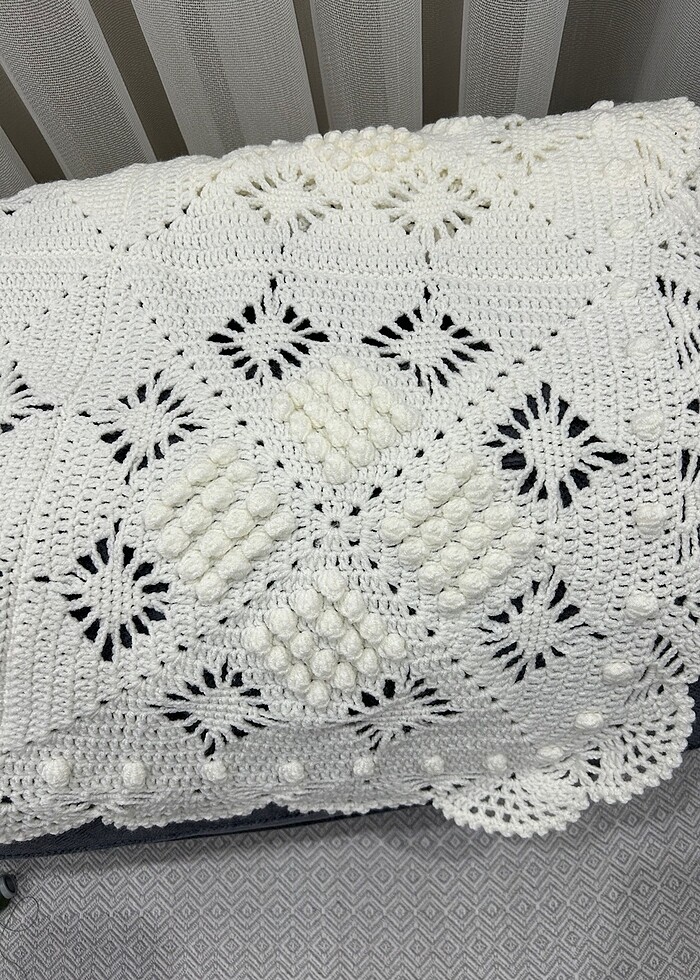 El emeği bebek battaniyesi - Görsel 2