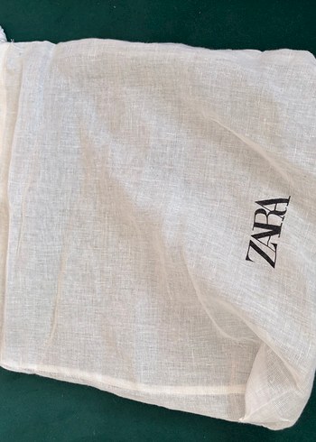 Beden Zara Zincir Detaylı Pastel Mavi Şeffaf Kadın Çanta